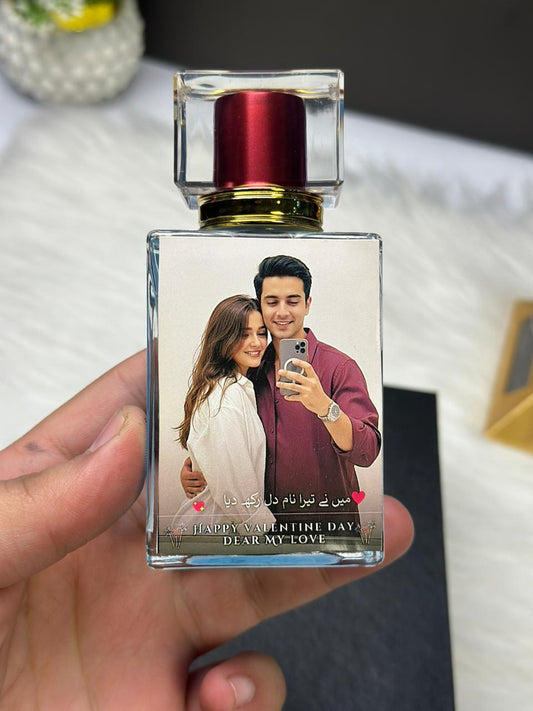 Customize Valentine Day Photo Perfume