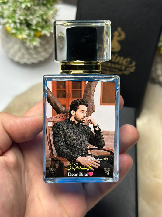 Customize Eid Mubarak Photo Perfume